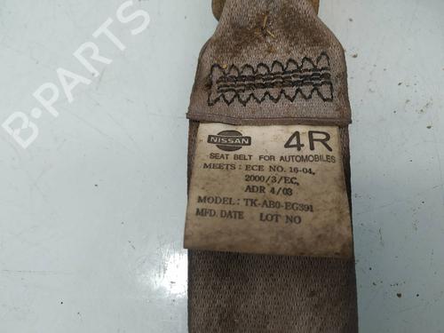 Rear right seatbelt NISSAN X-TRAIL I (T30) 2.2 Di 4x4 | BP8094373I28 