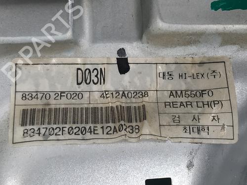 Rear left window mechanism KIA CERATO I Saloon (LD) 2.0 CRDi | BP27712200C24 