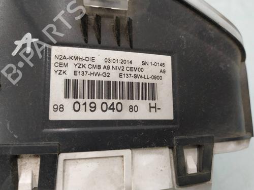 Instrument cluster PEUGEOT 208 I (CA_, CC_) 1.4 HDi | BP8097524C47 