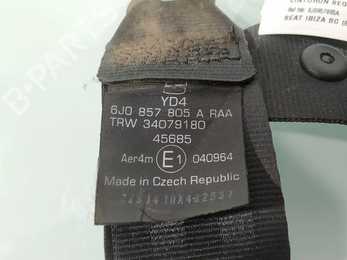 Rear right seatbelt SEAT IBIZA IV SC (6J1, 6P5)  | BP26394552I28 