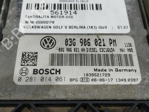 Engine control unit (ECU) VW GOLF V (1K1) | BP31816897M57