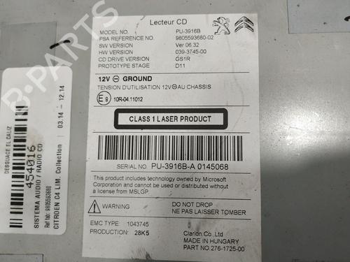 Radio CITROËN C4 II (NC_)  | BP15227197E6 