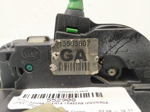 Rear left lock OPEL INSIGNIA A (G09) | BP30773505C100