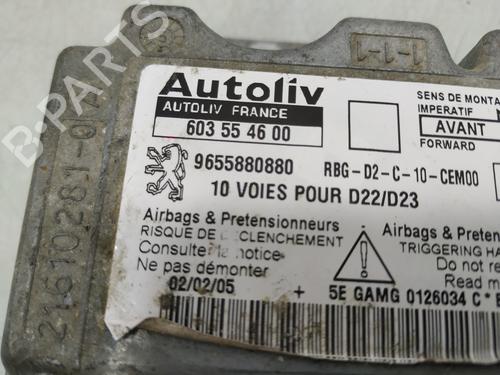 ECU airbags PEUGEOT 407 (6D_) 2.0 (6DRFNB, 6DRFNE) | BP18654933M53 
