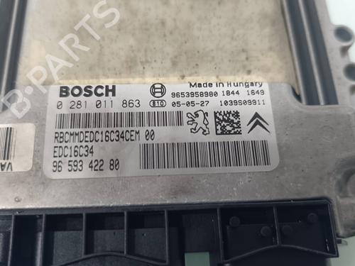 Engine control unit (ECU) PEUGEOT 307 Break (3E) 1.6 HDi | BP38310916M57 - Image 7