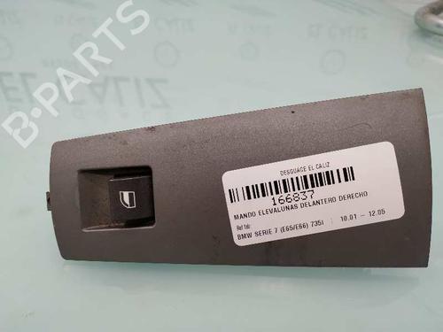 Used Right front window switch BMW 7 (E65, E66, E67) 735 i, Li (272 hp) 8085778