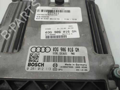 Engine control unit (ECU) AUDI A4 B7 Avant (8ED)  | BP28191696M57 