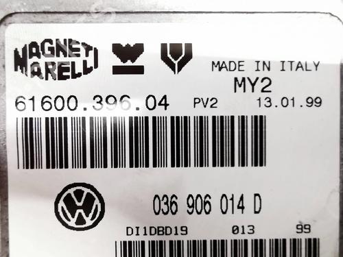 Engine control unit (ECU) VW LUPO I (6X1, 6E1)  | BP19654731M57 