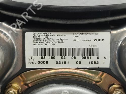 Driver airbag MERCEDES-BENZ M-CLASS (W163)  | BP9762779C9