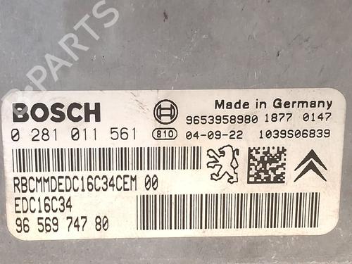 Engine control unit (ECU) CITROËN C5 II (RC_) 1.6 HDi (RC8HZB) | BP38732484M57 - Image 2