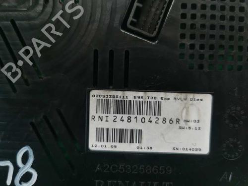 Instrument cluster RENAULT MEGANE III Hatchback (BZ0/1_, B3_) 1.5 dCi (BZ09, BZ0D, BZ1W, BZ29, BZ14) | BP8476745C47 