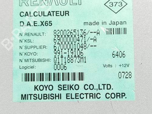 Steering column RENAULT CLIO II (BB_, CB_) 1.5 dCi (B/C2J) | BP30863838M21