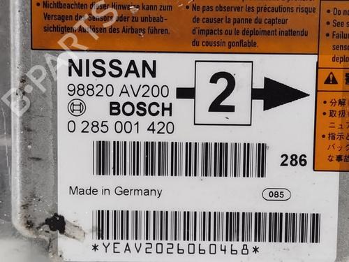 Kollisjonspute styreenhet NISSAN PRIMERA (P12) 2.2 Di | BP26456505M53 
