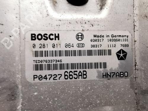 Engine control unit (ECU) CHRYSLER VOYAGER IV (RG, RS)  | BP26378084M57 