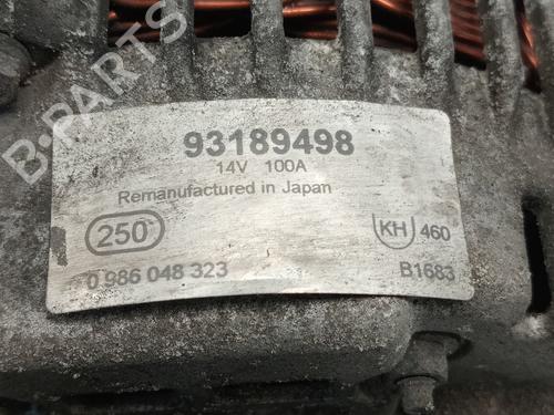 Alternator OPEL ASTRA H (A04)  | BP28127810M7 