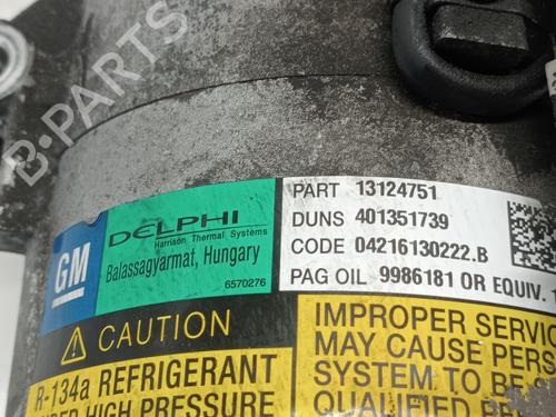 AC compressor OPEL ASTRA H (A04)  | BP28119153M34 