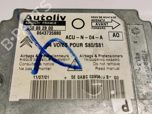 ECU airbags CITROËN SAXO (S0, S1) 1.5 D | BP17438160M53 