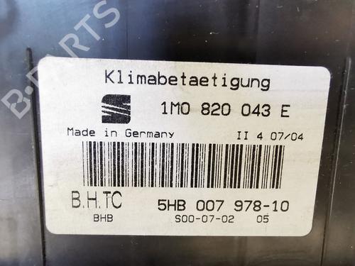 AC-Styringsenhed/Manøvreenhed SEAT LEON (1M1) 1.9 TDI | BP28325393I5