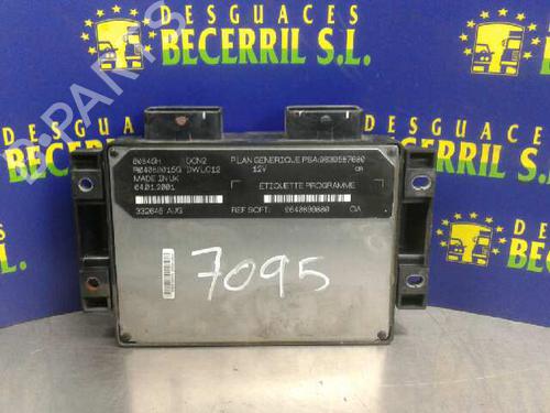 Used Engine control unit (ECU) PEUGEOT 206 Hatchback (2A/C) 1.9 D (69 hp) 8453140