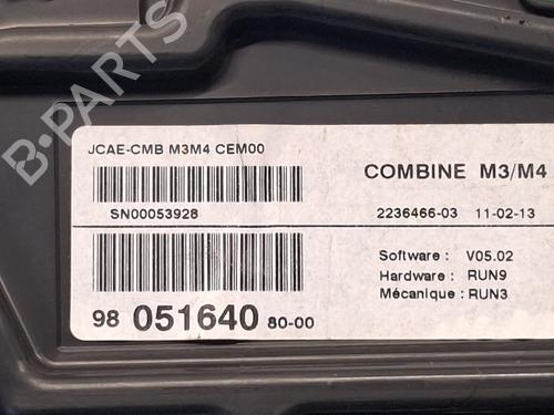 Instrument cluster CITROËN C-ELYSEE (DD_) 1.2 VTi 72 (DDHMY0) | BP29509821C47 