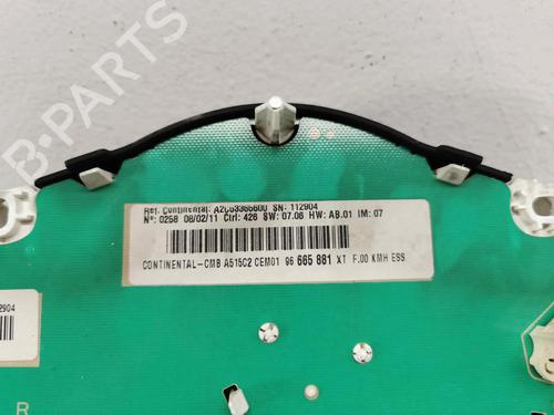 Instrument cluster CITROËN C3 II (SC_)  | BP8482684C47 