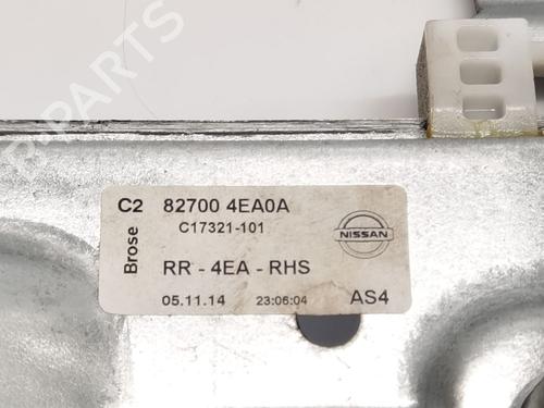 Rudehejsemekanisme Højre bagtil NISSAN QASHQAI II (J11, J11_) 1.2 DIG-T | BP29359953C25 
