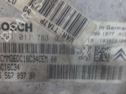 Engine control unit (ECU) PEUGEOT 206 Hatchback (2A/C)  | BP8450747M57 