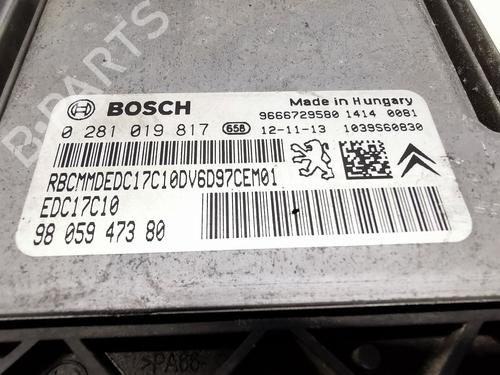 Engine control unit (ECU) PEUGEOT 208 I (CA_, CC_) | BP31042287M57