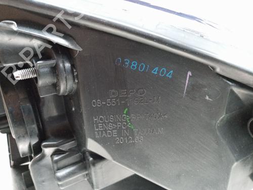 Left headlight RENAULT TWINGO II (CN0_) | BP10242460C28 - Image 3