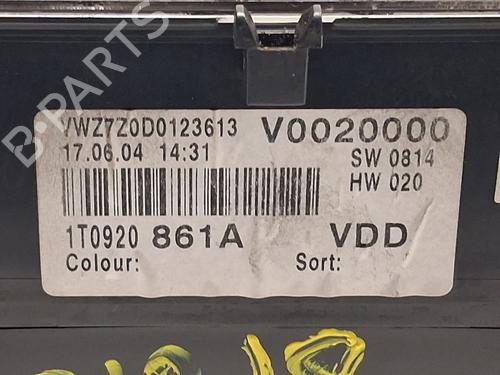 Instrument cluster VW TOURAN (1T1, 1T2) 2.0 TDI 16V | BP30181957C47 