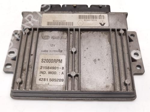 Motorstyringsenhet RENAULT LAGUNA II (BG0/1_) 1.6 16V (BG0A, BG0L) (107 hp) 30597704