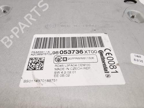 Radio PEUGEOT 5008 (0U_, 0E_) 1.6 BlueHDi 120 | BP30103314E6 