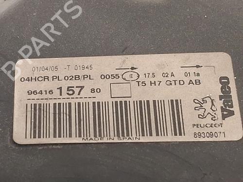 Left headlight PEUGEOT 307 (3A/C) 1.6 16V | BP29052378C28 