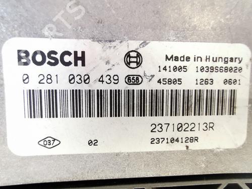 Engine control unit (ECU) DACIA SANDERO II 1.5 dCi 75 / Blue dCi 75 (B8JW, B8M4, B8AH, B8M7, B8M6) | BP28143122M57 