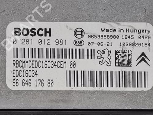 Engine control unit (ECU) CITROËN C4 Picasso I MPV (UD_) 1.6 HDi | BP28429916M57 