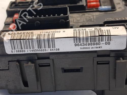 Fuse box PEUGEOT PARTNER MPV (5_, G_) 1.9 D | BP38755005E1 - Image 2