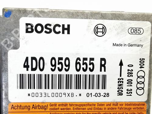 ECU airbags AUDI A8 D2 (4D2, 4D8)  | BP28143119M53 