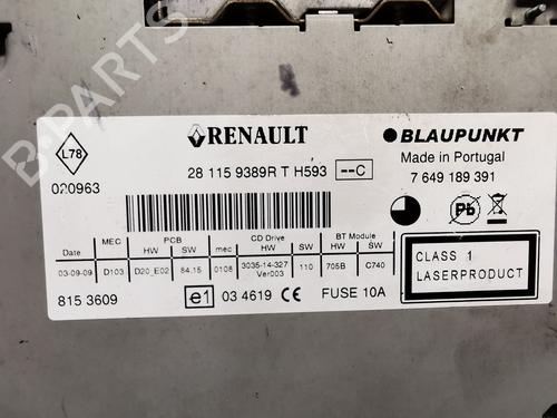 Radio RENAULT SCÉNIC III (JZ0/1_) 1.5 dCi | BP27380795E6 