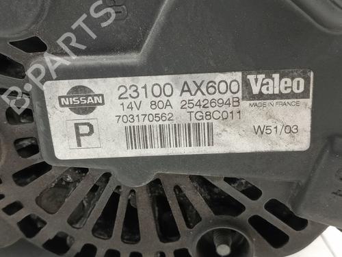 Alternator NISSAN MICRA III (K12)  | BP28110595M7 