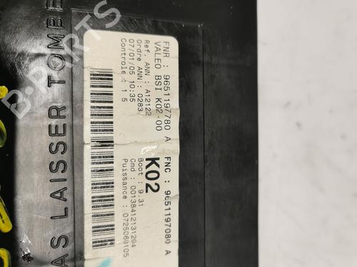 Fuse box PEUGEOT 307 (3A/C) 2.0 HDi 90 | BP24337818E1 