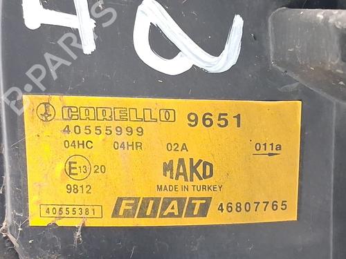Left headlight FIAT DOBLO Box Body/MPV (223_) 1.9 JTD | BP29586305C28 