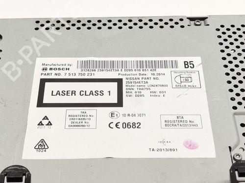 Radio NISSAN QASHQAI II (J11, J11_) 1.2 DIG-T | BP29331980E6 