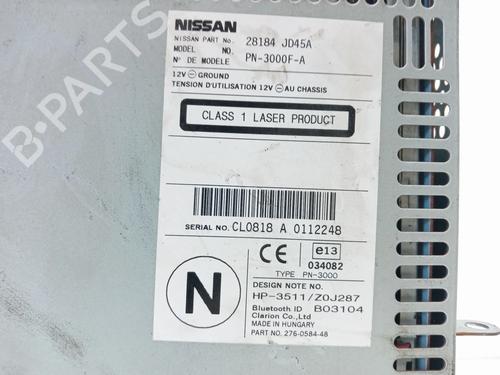 Radio NISSAN QASHQAI / QASHQAI +2 I (J10, NJ10, JJ10E) 1.5 dCi | BP9346254E6 