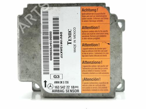 Used ECU airbags MERCEDES-BENZ M-CLASS (W163) [1998-2005]  10350063