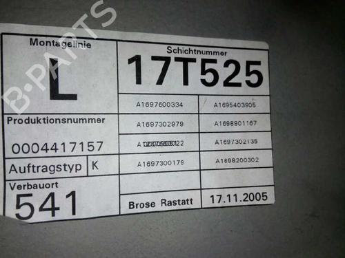 Rear left window mechanism MERCEDES-BENZ A-CLASS (W169)  | BP8425269C24 