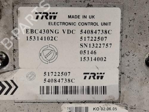 ABS pump ALFA ROMEO 159 (939_) 1.9 JTDM 8V (939AXE1B) | BP13550163M43 