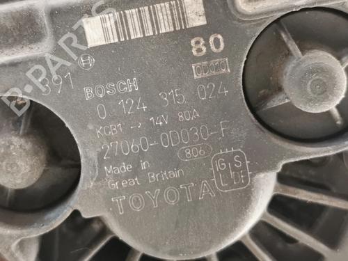 Alternator TOYOTA AVENSIS Saloon (_T25_) 1.8 VVT-i (ZZT251_, ZZT251R) | BP15596682M7