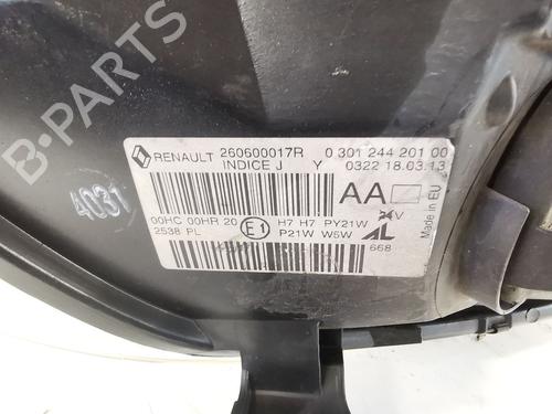 Left headlight RENAULT MEGANE III Hatchback (BZ0/1_, B3_)  | BP29564016C28 