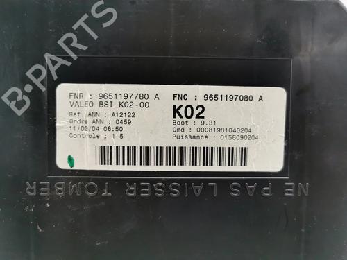 Fuse box PEUGEOT 307 (3A/C) 2.0 HDi 90 | BP11634879E1 