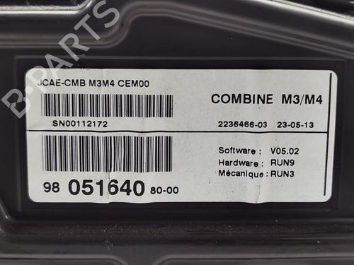 Instrument cluster CITROËN C-ELYSEE (DD_) 1.6 HDI 92 | BP23256854C47